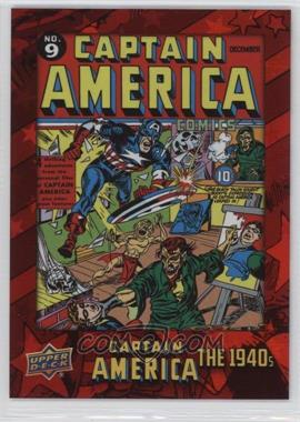 2016 Upper Deck Marvel Captain America 75th Anniversary - [Base] - Red Foil #DEC-73 - Captain America Comics Vol 1 #9 /175