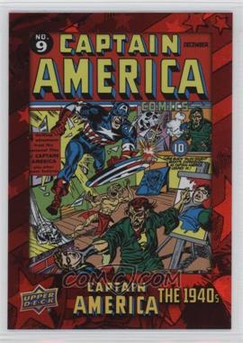 2016 Upper Deck Marvel Captain America 75th Anniversary - [Base] - Red Foil #DEC-73 - Captain America Comics Vol 1 #9 /175