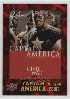 2016 Upper Deck Marvel Captain America 75th Anniversary - [Base] - Red Foil #DEC-9 - Captain America Vol 5 #24 /175