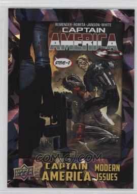 2016 Upper Deck Marvel Captain America 75th Anniversary - [Base] - White Foil #DEC-4 - Captain America Vol 7 #8 /75