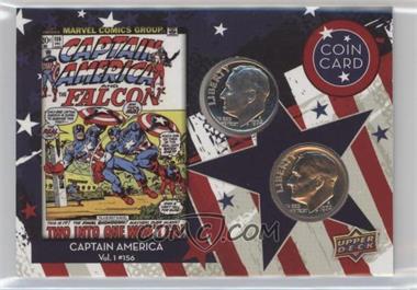 2016 Upper Deck Marvel Captain America 75th Anniversary - Coin Cards #CC-156 - Captain America Vol 1 #156