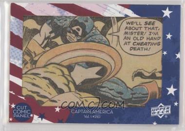 2016 Upper Deck Marvel Captain America 75th Anniversary - Comic Cuts #CA210 - Captain America Vol 1 #210 /33