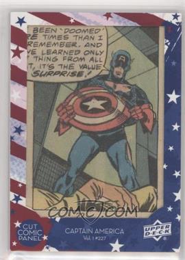 2016 Upper Deck Marvel Captain America 75th Anniversary - Comic Cuts #CA227 - Captain America Vol 1 #227 /53