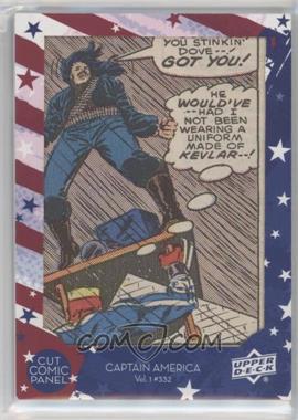 2016 Upper Deck Marvel Captain America 75th Anniversary - Comic Cuts #CA332 - Captain America Vol 1 #332 /49