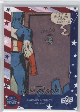2016 Upper Deck Marvel Captain America 75th Anniversary - Comic Cuts #CA347 - Captain America Vol 1 #347 /67