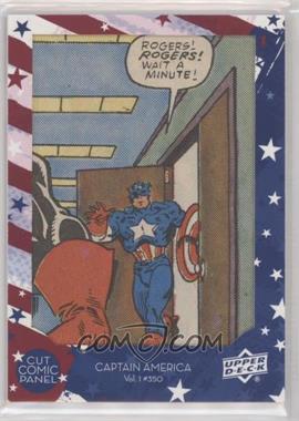 2016 Upper Deck Marvel Captain America 75th Anniversary - Comic Cuts #CA350 - Captain America Vol 1 #350 /98