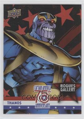 2016 Upper Deck Marvel Captain America 75th Anniversary - Rogues Gallery - Rainbow Foil #RG-17 - Thanos