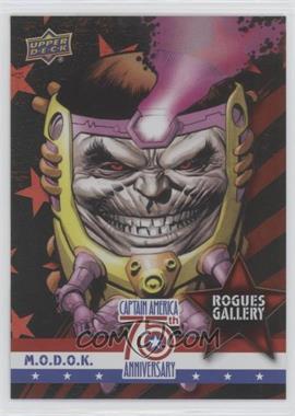 2016 Upper Deck Marvel Captain America 75th Anniversary - Rogues Gallery - Rainbow Foil #RG-6 - M.O.D.O.K.