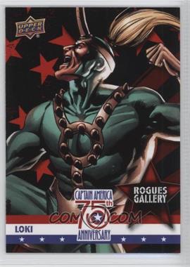 2016 Upper Deck Marvel Captain America 75th Anniversary - Rogues Gallery #RG-14 - Loki