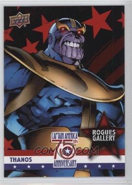 2016 Upper Deck Marvel Captain America 75th Anniversary - Rogues Gallery #RG-17 - Thanos
