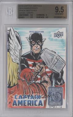 2016 Upper Deck Marvel Captain America 75th Anniversary - Sketch Cards #_DALO - Daniel Logan /1 [BGS 9.5 GEM MINT]