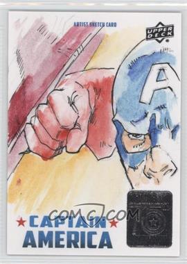 2016 Upper Deck Marvel Captain America 75th Anniversary - Sketch Cards #_DAMA - Dan MacIsaac /1