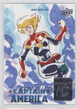 2016 Upper Deck Marvel Captain America 75th Anniversary - Sketch Cards #_JORA - Jonathan Ramirez /1