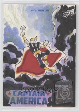 2016 Upper Deck Marvel Captain America 75th Anniversary - Sketch Cards #_JORA - Jonathan Ramirez /1