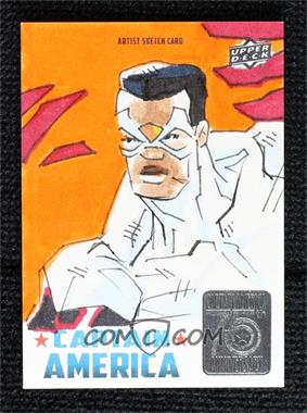 2016 Upper Deck Marvel Captain America 75th Anniversary - Sketch Cards #_JORA - Jonathan Ramirez /1