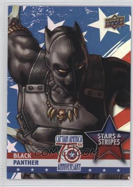 2016 Upper Deck Marvel Captain America 75th Anniversary - Stars and Stripes - Rainbow Foil #SS-12 - Black Panther
