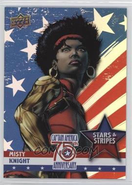 2016 Upper Deck Marvel Captain America 75th Anniversary - Stars and Stripes - Rainbow Foil #SS-24 - Misty Knight