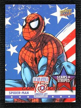 2016 Upper Deck Marvel Captain America 75th Anniversary - Stars and Stripes #SS-2 - Spider-Man