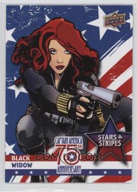 2016 Upper Deck Marvel Captain America 75th Anniversary - Stars and Stripes #SS-30 - Black Widow
