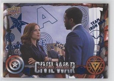 2016 Upper Deck Marvel Captain America: Civil War - [Base] - Blue Foil #37 - Captain America: Civil War