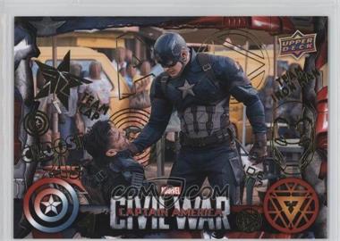 2016 Upper Deck Marvel Captain America: Civil War - [Base] - Gold Foil #12 - Captain America: Civil War /10