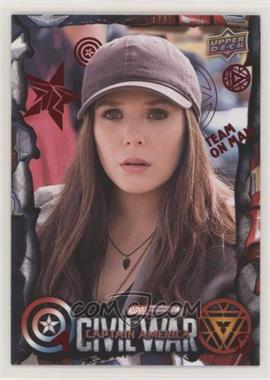 2016 Upper Deck Marvel Captain America: Civil War - [Base] - Red Foil #1 - Scarlet Witch, one of the newest… /100