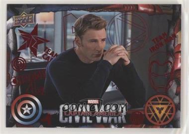 2016 Upper Deck Marvel Captain America: Civil War - [Base] - Red Foil #14 - Captain America: Civil War /100