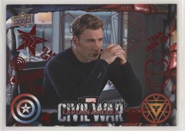 2016 Upper Deck Marvel Captain America: Civil War - [Base] - Red Foil #14 - Captain America: Civil War /100