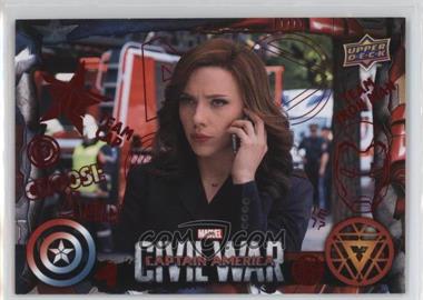 2016 Upper Deck Marvel Captain America: Civil War - [Base] - Red Foil #42 - Captain America: Civil War /100