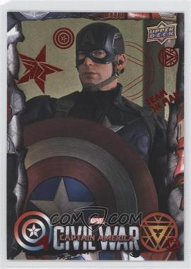 2016 Upper Deck Marvel Captain America: Civil War - [Base] - Red Foil #49 - Captain America: Civil War /100