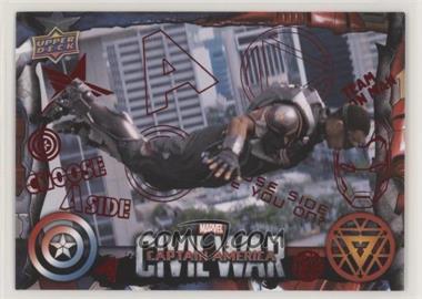 2016 Upper Deck Marvel Captain America: Civil War - [Base] - Red Foil #7 - Captain America: Civil War /100