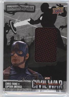 2016 Upper Deck Marvel Captain America: Civil War - Broken Bonds #BB-CT - Captain America