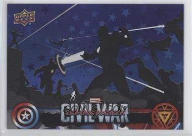 2016 Upper Deck Marvel Captain America: Civil War Retail - [Base] - Blue Foil #CW48 - The Avengers