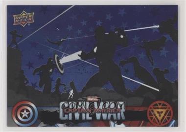 2016 Upper Deck Marvel Captain America: Civil War Retail - [Base] - Blue Foil #CW48 - The Avengers