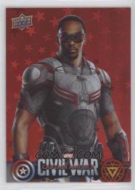 2016 Upper Deck Marvel Captain America: Civil War Retail - [Base] - Red Foil #CW18 - Falcon