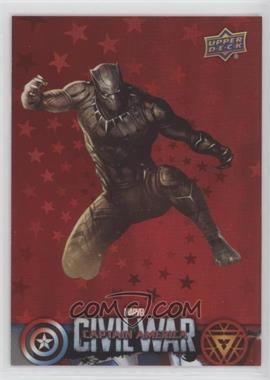 2016 Upper Deck Marvel Captain America: Civil War Retail - [Base] - Red Foil #CW36 - Black Panther