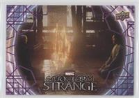 Doctor Strange adorns himself in a…