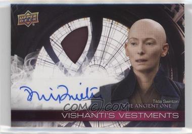 2016 Upper Deck Marvel Doctor Strange - Vishanti's Vestments Autographs #VVA-TS - Tilda Swinton, The Ancient One