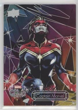 2016 Upper Deck Marvel Gems - [Base] #1 - Captain Marvel /225