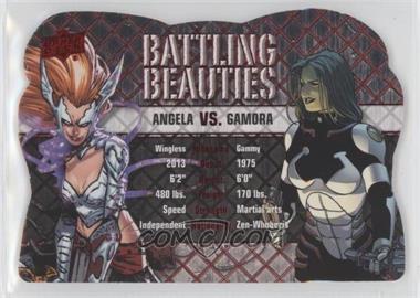 2016 Upper Deck Marvel Gems - Battling Beauties #BB-15 - Angela vs. Gamora