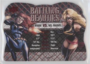 2016 Upper Deck Marvel Gems - Battling Beauties #BB-5 - Ms. Marvel vs. Black Widow