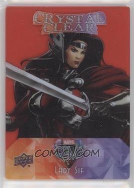 2016 Upper Deck Marvel Gems - Crystal Clear - Red #CC-4 - Lady Sif