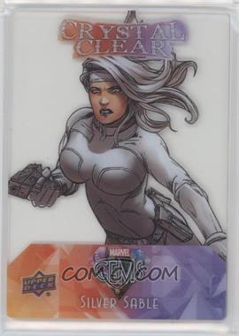 2016 Upper Deck Marvel Gems - Crystal Clear #CC-14 - Silver Sable