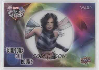 2016 Upper Deck Marvel Gems - Diamond Cut Round #DCR-3 - Wasp