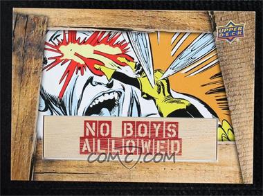 2016 Upper Deck Marvel Gems - No Boys Allowed #NBA-19 - Wasp vs. Absorbing Man