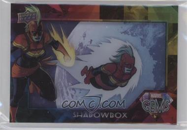 2016 Upper Deck Marvel Gems - Shadowbox #SB-9 - Captain Marvel