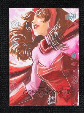 2016 Upper Deck Marvel Gems - Sketch Cards #_IRAH - Irma Ahmed /1