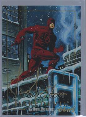 2016 Upper Deck Marvel Masterpieces - 1992 Masterpieces Joe Jusko Commemorative Buybacks - Autographs #12 - Daredevil /15