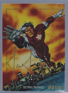 2016 Upper Deck Marvel Masterpieces - 1992 Masterpieces Joe Jusko Commemorative Buybacks - Autographs #69 - Northstar /15