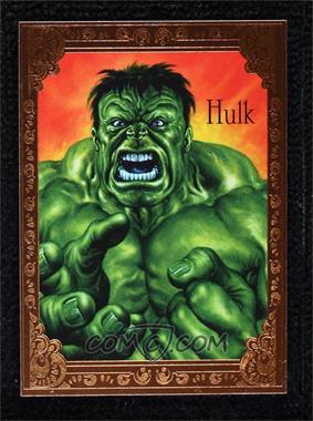 2016 Upper Deck Marvel Masterpieces - [Base] - Gallery High Series Variant Copper Foil #93 - Hulk /99